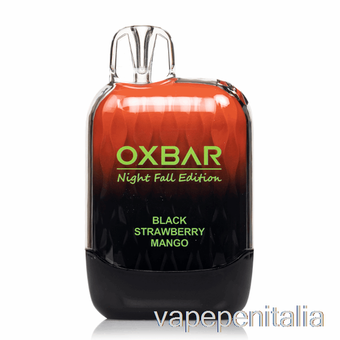 Scatola Vape Mod Oxbar G8000 Mango Fragola Nera Usa E Getta